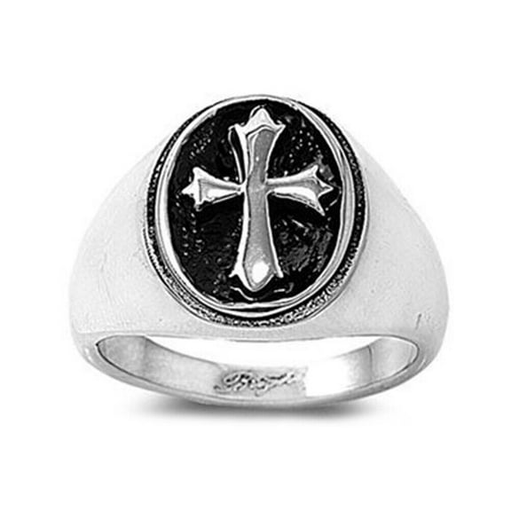 Biker Style - Celtic Cross Motorcyle Biker Rings For Men. Gothic Iron Cross Ring