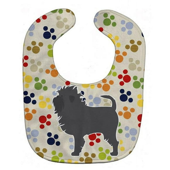 Carolines Treasures BB6353BIB Affenpinscher Pawprints Baby Bib