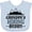 AE-Light Blue, variant on Inktastic Grandpa Hiking Buddy Hiker Boys Baby Bib