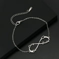 thumbnail image 2 of Elegant Simple Style 304 Stainless Steel Custom Thin Chain Infinity Most Name Bracelet, Women'S Fashion, with Daily Occasion, All Season, for Valentine'S Day, Mother, Friends, Christmas Gift, 2 of 6
