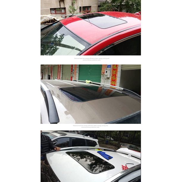 simulación del techo solar panorámico del coche del PVC Etiqueta engomada de la protección de la ventana del techo solar Accesorios decorativos de la etiqueta engomada, 43cmx83cm