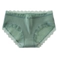 thumbnail image 4 of Blmnix Hipster Women Panties Cotton Underwear Soft Breathable Green Panties, 4 of 5
