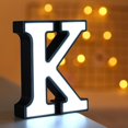 thumbnail image 4 of SDNall Creative LED Letter Lights Night Light Plastic English Letters Light Lamp Decor, 4 of 9