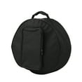 thumbnail image 1 of Black Snare Drum Backpack with Shoulder Strap, Outside Pockets for Drum Sticks, Music Book Protecting Your Snare Drum While in Transit and Keeping It Away From Dust, 1 of 6