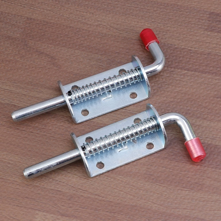 Heavy Duty Spring-Loaded Pin Lock Latch Set For Utility Trailer Ramp & Gate 5 thumbnail image