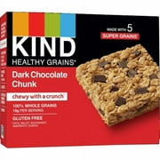 KIND Healthy Grains Bars - Trans Fat Free, Gluten-free, Low Sodium, Cholesterol-free - Dark Chocolate, Vanilla - 15 / Box | Bundle of 2 Boxes