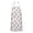 White Cow Bow, variant on White Cow Heart Pattern Apron-Garden Aprons for Women with Pockets-Cotton Linen Waterproof Kitchen Cooking Gardening Aprons Adjustable for Kitchen,Cooking,BBQ and Salon 33x27 Inch