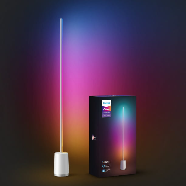Bezit klok Vlek Govee Lyra Floor Lamp - RGBIC Color Changing Modern Corner Lamp with WiFi  App Control, 64+