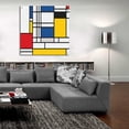 thumbnail image 5 of Epic Art 'Mondrian NFT2' by Epic Portfolio, Acrylic Glass Wall Art, 36"x36", 5 of 8