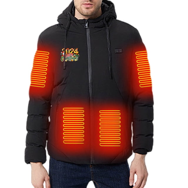 Fiudx Chaqueta Térmica, Cálida E Informal, Manga Larga, Cómoda, Poliéster, Ideal para Playa, Trabajo y Fiestas, Estilo Diario para Hombre, Lujosa a Máquina.