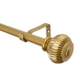 thumbnail image 2 of UTOPIA ALLEY Wall Mounted 3/4 Inch Curtain Rod - Curtain Rods For Windows 86 to 120 Inch, Adjustable Drapery Rods, Gold Curtain Rods, Bedroom Curtain Rods, Tapestry Poles (Gold 86"-120"), 2 of 8