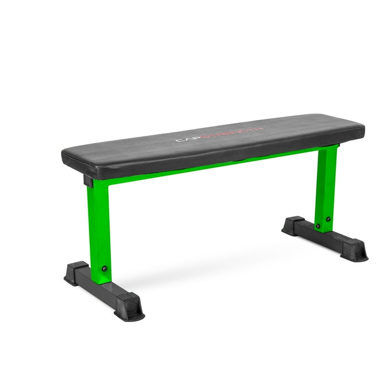 CAP Strength Flat Utility Weight Bench 600 lb Weight Capacity Green