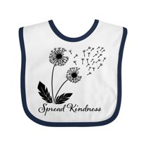 Inktastic Spread Kindness Dandelion Boys or Girls Baby Bib