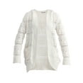 thumbnail image 5 of No Boundaries Hooded Cocoon Cardigan, Midweight, Women's & Women's Plus, 5 of 5
