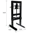 thumbnail image 4 of 6 Ton Hydraulic Shop Press with Gauge, 13000 LB Capacity Steel Frame Press for Automotive Repair and Metalworking, 4 of 10