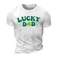 thumbnail image 2 of NAMTYQX Polyester Shirts for Men Crew Neck Oversized Breathable Light Relaxed Fit Short Sleeve Hawaiian Cool Casual Patterned Summer Tops White Size S, 2 of 4