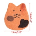 thumbnail image 2 of Up to 65% off Kitchen Gadgets Absorbent Handmade Cat Mat Gifts For Cat Lovers Funny Drink Mat Protects Furniture Cat Mat Absorbent Heat Insulation Table Mat Water Mat Personality Gift, 2 of 3