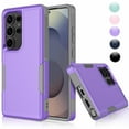thumbnail image 7 of Njjex for Samsung Galaxy S25 5G Phone Case,360°Full Body Shockproof Heavy Duty Protection With Tempered Glass Screen Protector Case Cover for Samsung S25 6.2" 2025 (Purple), 7 of 7
