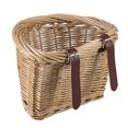 thumbnail image 4 of Handmade Natural Rattan Bike Basket for Storing Gadgets Light Brown 12.5x8x9 Inches, 4 of 8