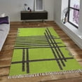 thumbnail image 2 of Casavani Cotton Handblock Printed Rug Green Area Rug for Living Dining Bedroom 7x10 feet, 2 of 6