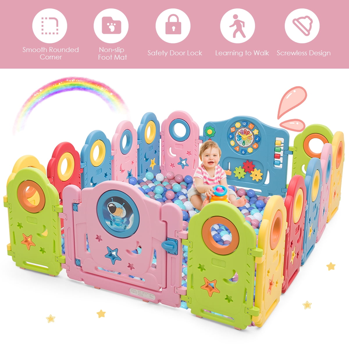 screwless baby gate