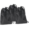 thumbnail image 1 of AVEKI 3 Pieces Shoes Bag, Dustproof Bag with Drawstring, Travel Organizers Bag, Multipurpose Dustproof Drawstring Shoes Storage Bag for Sundries Shoes, 20cm length 0601M, 1 of 7