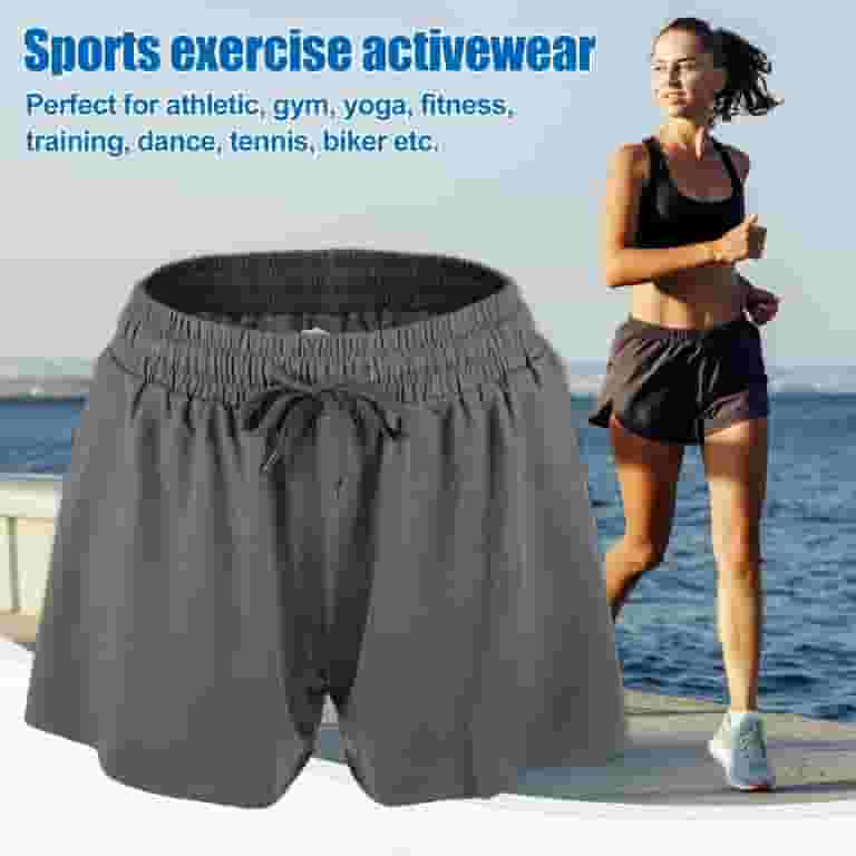ト セール おすすめ Women 1Pcs Bargains Unique Flowy High Casual Shorts Running Clothing