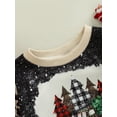thumbnail image 5 of Bagilaanoe Toddler Baby Girl Boy Christmas Sweatshirt Long Sleeve Leopard Christmas Tree Print Pullover 6M 9M 12M 18M 24M 3T Kids Fall Loose Tee Tops, 5 of 9