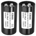 thumbnail image 1 of Uxcell 130-156uF/Mfd 250VAC 50/60Hz Motor Start Capacitor CD60 Run Capacitor 2 Pack, 1 of 5