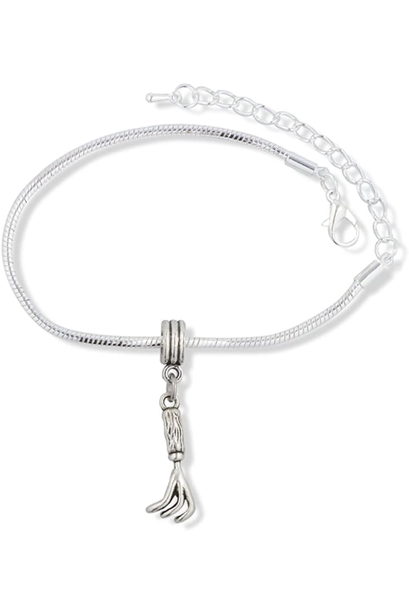 Gardening Tool Claw Cultivator Snake Chain Charm Bracelet