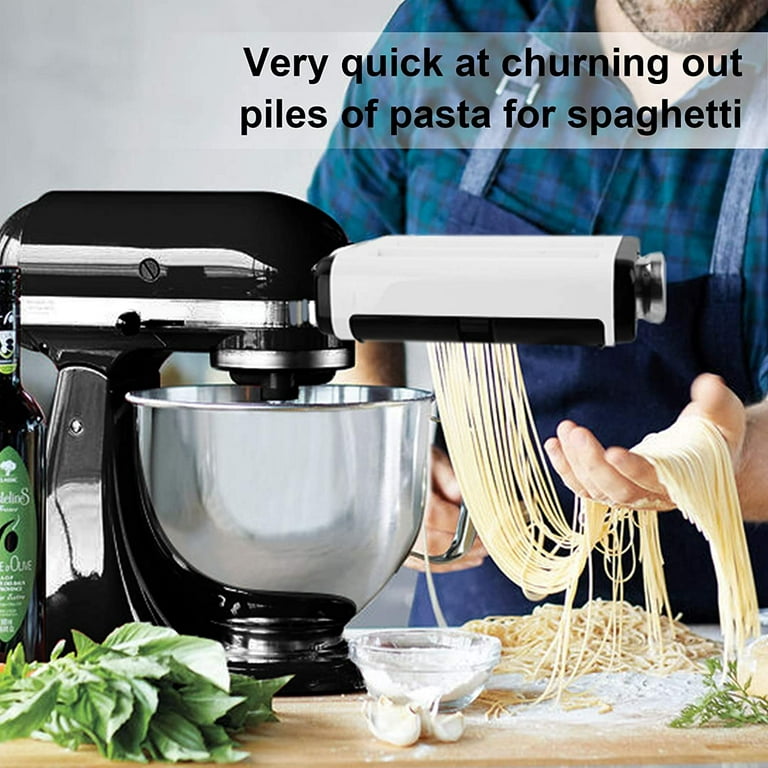 Pasta Attachment for Kitchenaid Mixer Cofun 3 in 1 with Kitchen Aid Pasta  Maker Assecories Included Pasta Sheet Roller, Spaghetti Cutter, Fettuccine
