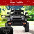 thumbnail image 3 of Sakiyrr 12V Powered Ride on Truck Car with Parent Remote Control, 3-Speed Electric Vehicle with LED Lights, Music Player, 3 of 8