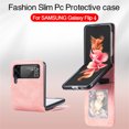 thumbnail image 5 of Allytech Galaxy Z Flip 4 Wallet Case, PU Leather Retro Cards Slots Slim Shockproof Anti-scratch Wallet Cover Case for Samsung Galaxy Z Flip 4 - Pink, 5 of 9