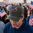 thumbnail image 4 of USA 250th Anniversary Distressed Casual Cap Patriotic Theme 1776-2026 Commemorative Baseball Cap Traditional American Tribute Hat Gift Honoring Patriots Veterans,Camouflage Green, 4 of 5