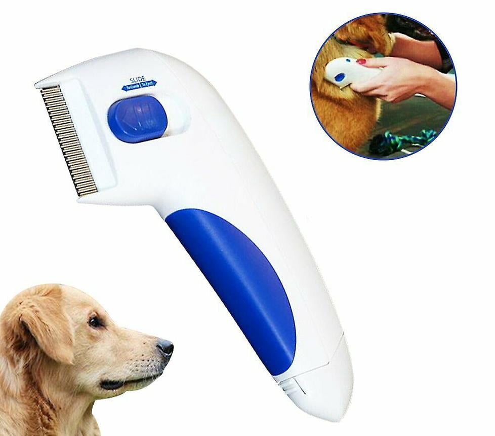 Pet Dog Nit Electric Head Lice Removal Treatment Chemical Eliminate Vacuum Comb