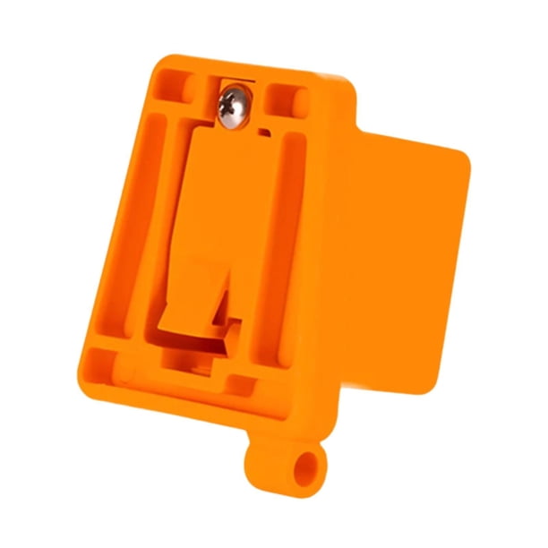Soporte para bolsa de portaequipaje delantero de bicicleta, placa adaptadora para bolsa de bicicleta plegable Naranja