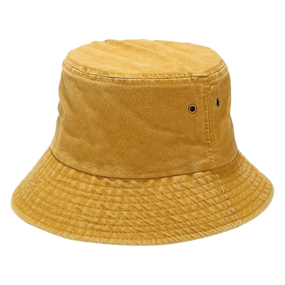 Baberdicy Hat Floppy Beach Hats for Women Outdoor Sun Hats Fashionable Boho Hats Bucket Hat Yellow