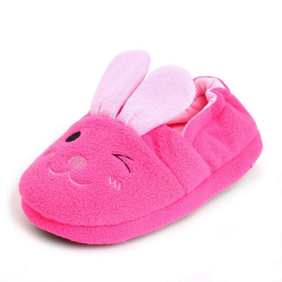 ESTAMICO Toddler Girls' Bunny Slipper Pink US 5-6