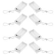 thumbnail image 2 of Shisuyan 10pcs Plastic Battery Holders String Lights AA Battery Shell Transparent String Lights Battery Case Convenient Battery Holder for String Lights, 2 of 8
