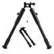 thumbnail image 2 of Bípode bípode de caza bípode de rifle bípode ajustable adaptador de bípode 6-9in bípode ajustable soporte plegable estabilizador con adaptador para tiro de caza, 2 of 8