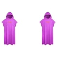 thumbnail image 2 of Poncho De Microfibra Toystoory Toallas De Baño Suaves y Absorbentes para el Cuerpo Surf Poncho Morado 1 púrpura 1 2Conjunto, 2 of 6