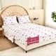 thumbnail image 4 of HITIME Juego de Sábanas Tamaño Individual 3 Piezas Incluye 1 Sábana Plana, 1 Ajustable & 1 Funda de Almohada, Suave Transpirable Microfibra de Poliéster, Diseño Estampado Moderno Fresco y Transpirable, 4 of 8