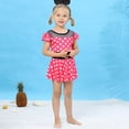 thumbnail image 2 of HAWEE Girls Princess Elsa/Anna/Cinderella/Bellle/Sofia/Aurora/Jasmine Swimsuit Bathing Suits Girl Ruffled Tankini Bikini Two Piece Frozen Swimwear Beachwear, 2 of 7