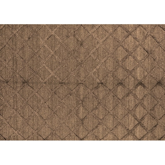 Ahgly Company Indoor Rectangle Oriental Brown Industrial Area Rugs, 4' x 6'