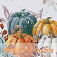 thumbnail image 6 of Fall Shower Curtain, Autumn Thanksgiving Pumpkin Shower Curtain Set with 12 Hooks, Fall Shower Curtains for Bathroom Decor, 72x72 Inch, 6 of 6
