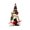 A, variant on Pnmtdaia Vintage Plaid Pattern Christmas Faceless Gnome Plush Decor, Red Green Knit Tall Hat Swedish Tomte Doll with Red Berries and Pine Accent for Mantel Shelf Display