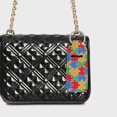 thumbnail image 2 of Unique Bargains 1 Pc Stylish Puzzle Pattern Lipstick and Perfume Cover Handbag Charm Decorative Keychain Colorful, 2 of 5