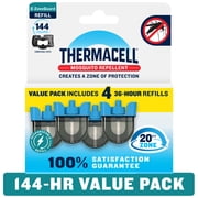 (2 pack) Thermacell E-ZoneGuard Rechargeable Mosquito Repellent Refill 144-Hour Pack