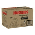 thumbnail image 4 of Huggies Little Movers Diapers, Econo Pack, Size 8, 72 Count, 4 of 9
