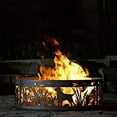thumbnail image 4 of P&D Metal Works Solid Steel Outdoor Fire Ring - Lab N' Ducks (48 in. Dia.), 4 of 4